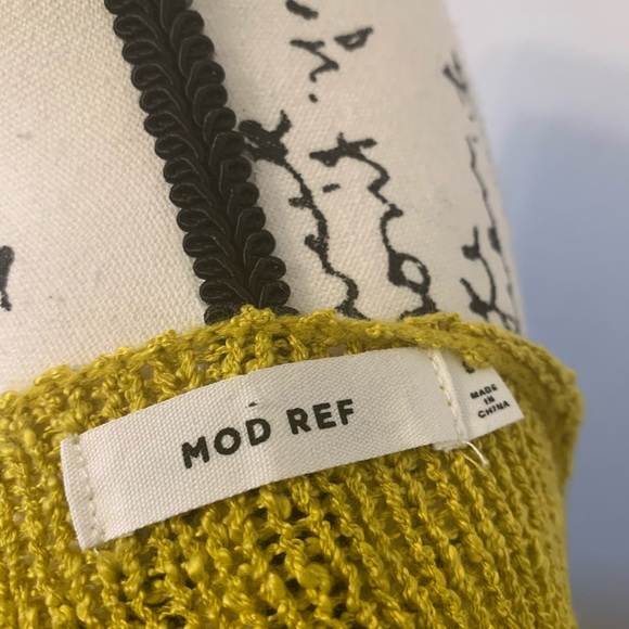MOD REF Yellow Crochet Knit Sweater - Picture 12 of 12